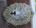 Скульптура из бетона маска Льва